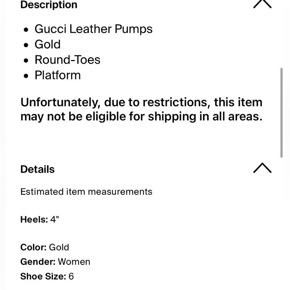 Gucci Metallic Black/Gold Heels - Picture 7 of 10